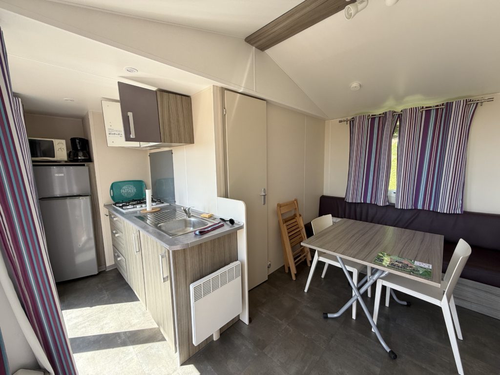 Mobilhome Monne et Randol intérieur salon