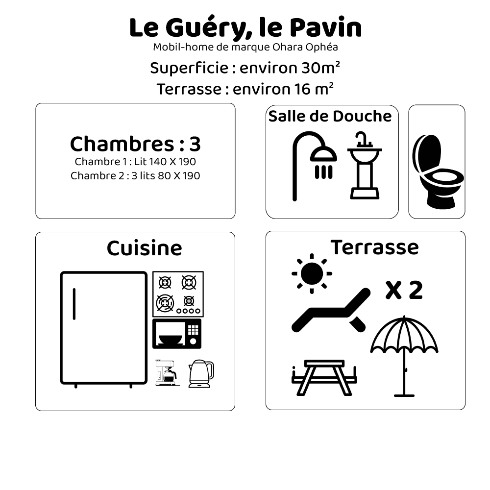 Mobil home Guéry Pavin